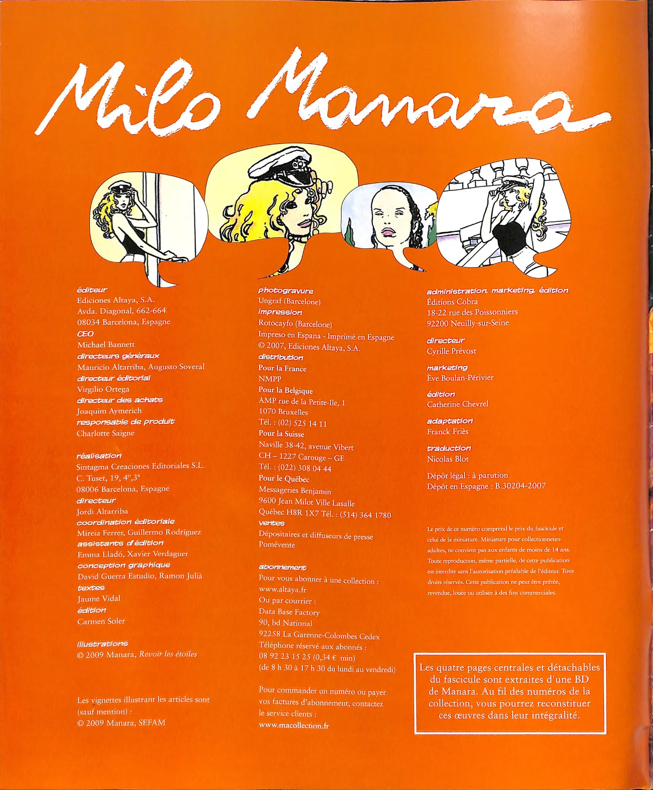 Milo Manara Figurines 37 Miel - Le Parfum de linvisible French - Image 2