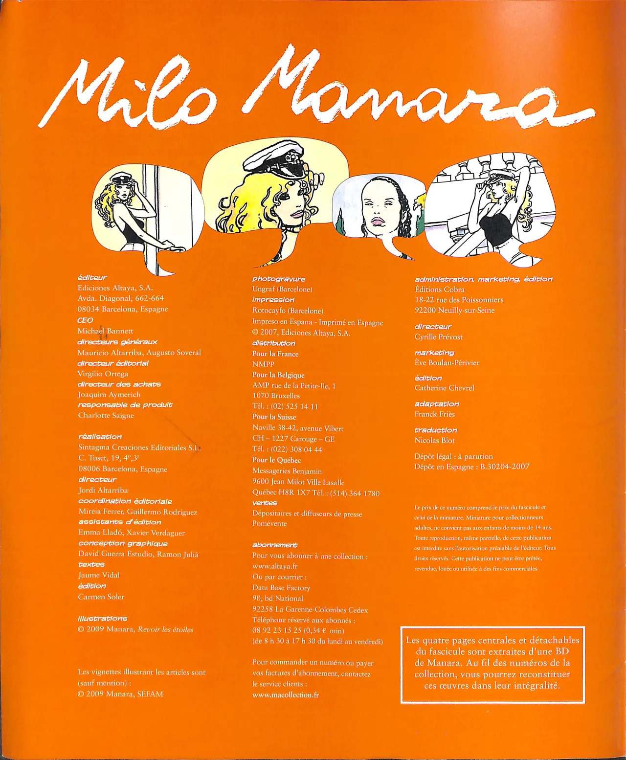 Milo Manara Figurines 40 Raffaella - Guide touristique French - Image 2