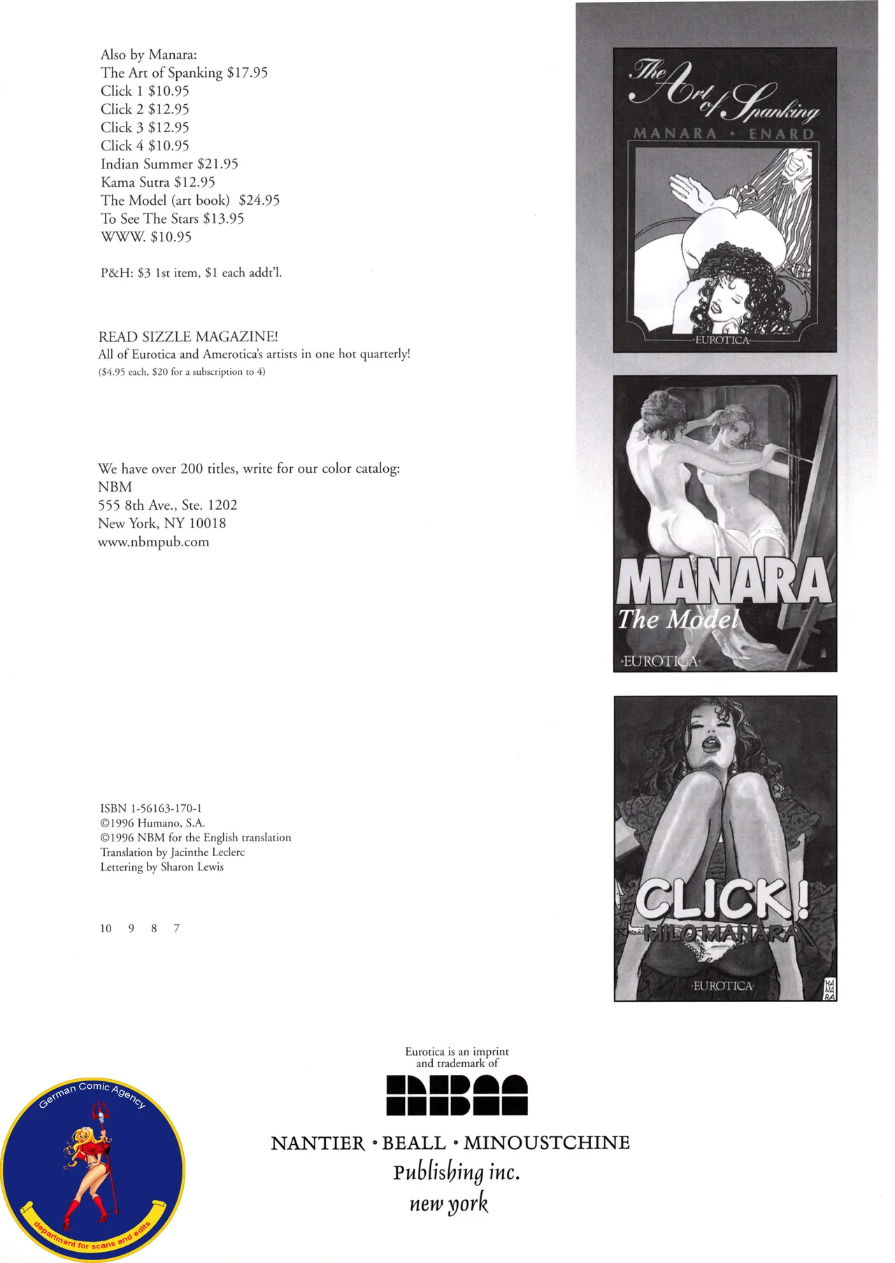 Milo Manara Gullivera English - Image 3