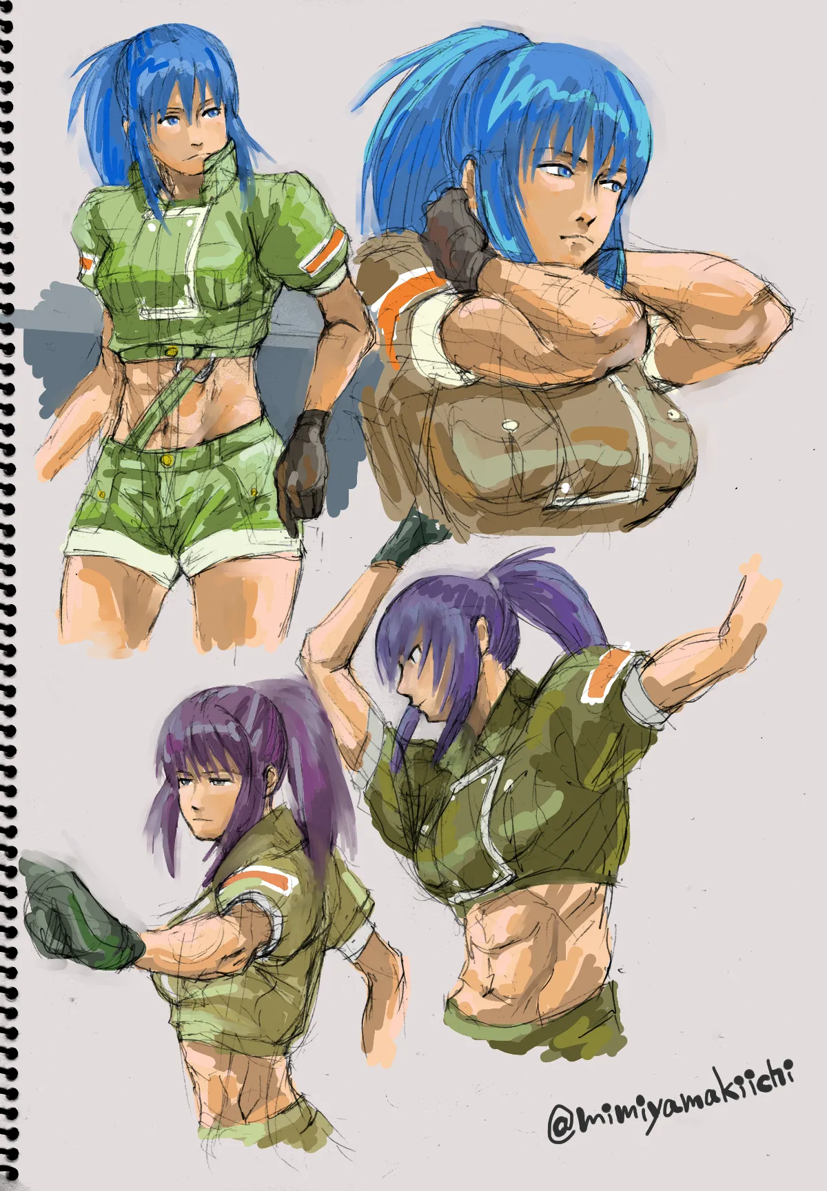Mimiyama Kiichi Fighting game girls - Image 168