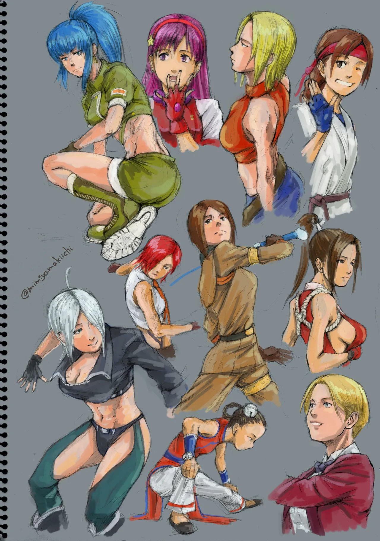 Mimiyama Kiichi Fighting game girls - Image 190
