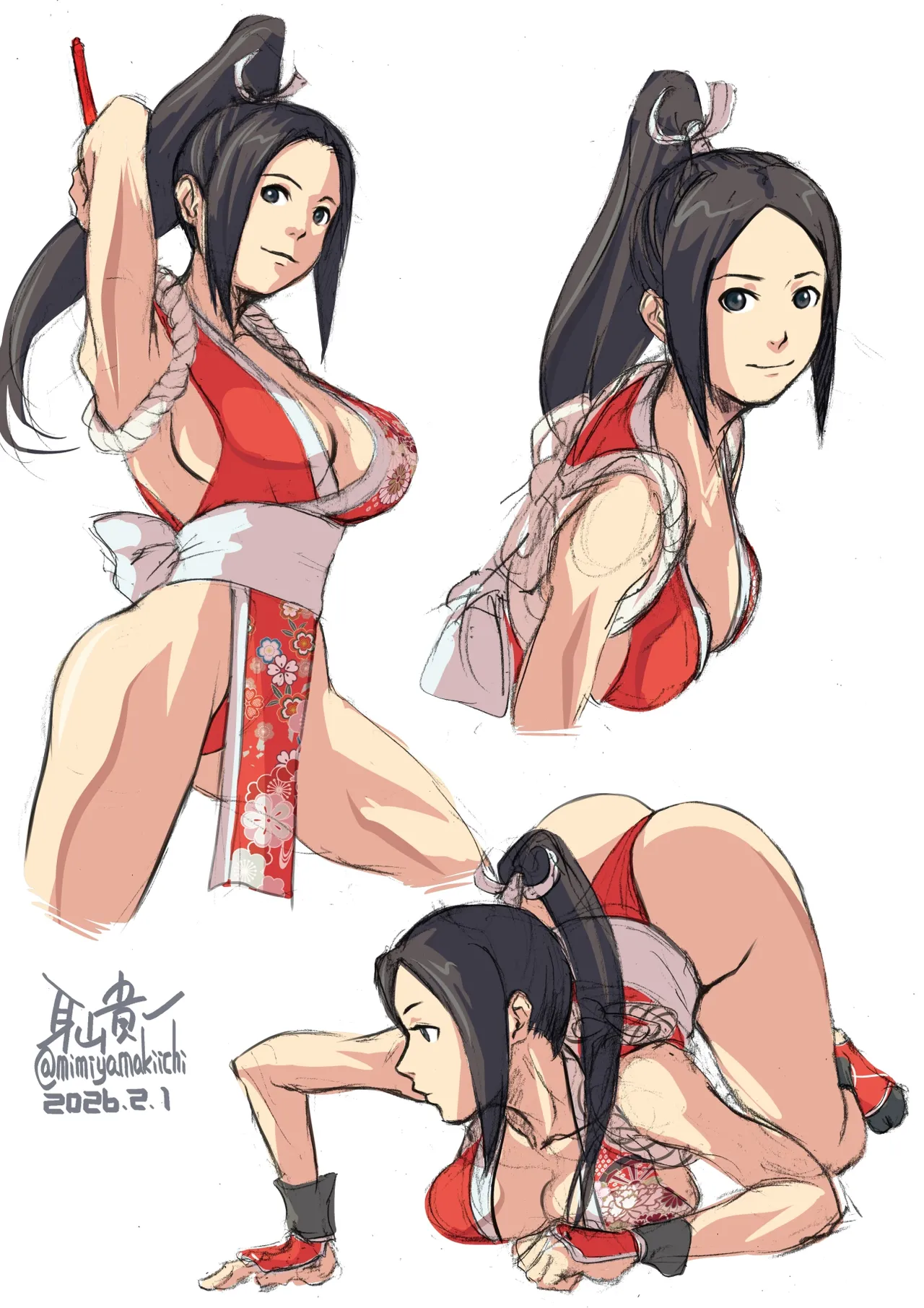 Mimiyama Kiichi Fighting game girls - Image 402