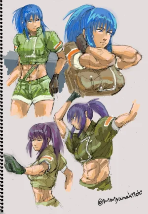 Mimiyama Kiichi Fighting game girls - Page 168