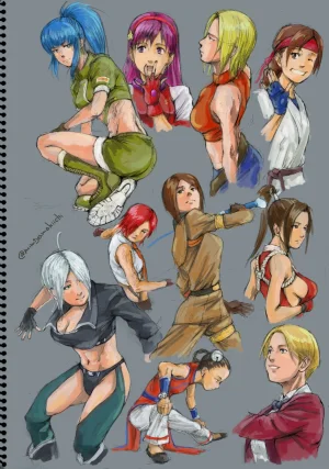 Mimiyama Kiichi Fighting game girls - Page 190