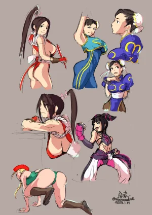 Mimiyama Kiichi Fighting game girls - Page 334