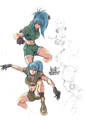 Mimiyama Kiichi Fighting game girls - Page 383