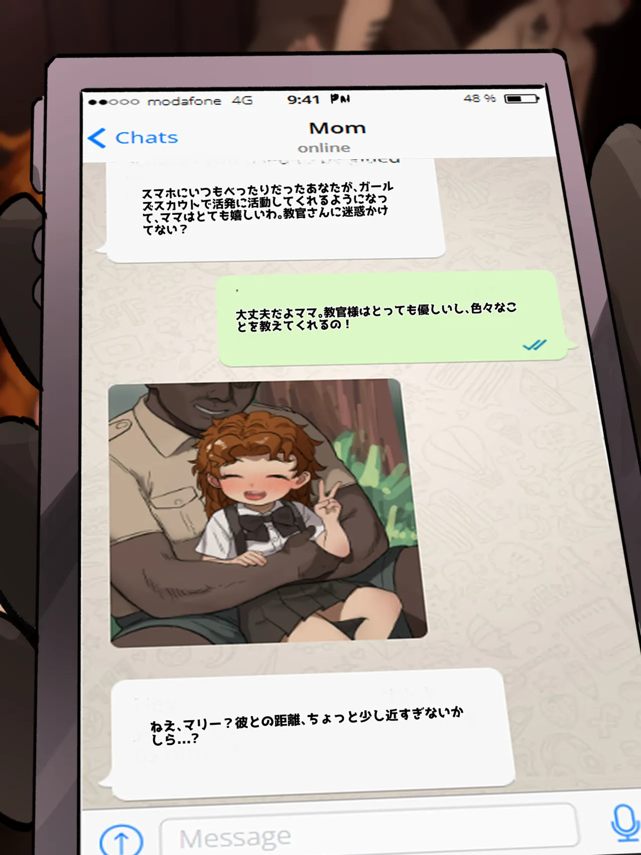 Mimizuki Mary the Girl Scout - OC Commission Pixiv Fanbox - Image 1