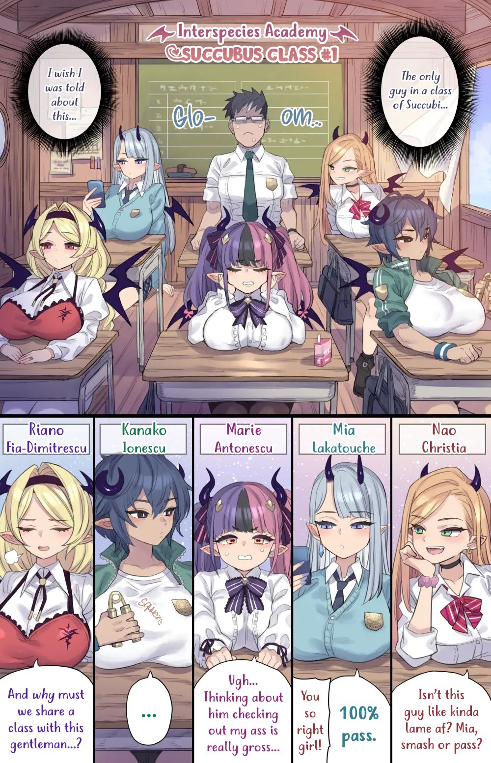 Mimonel Insterspecies Academy Succubus Class 1-2 English - Image 2