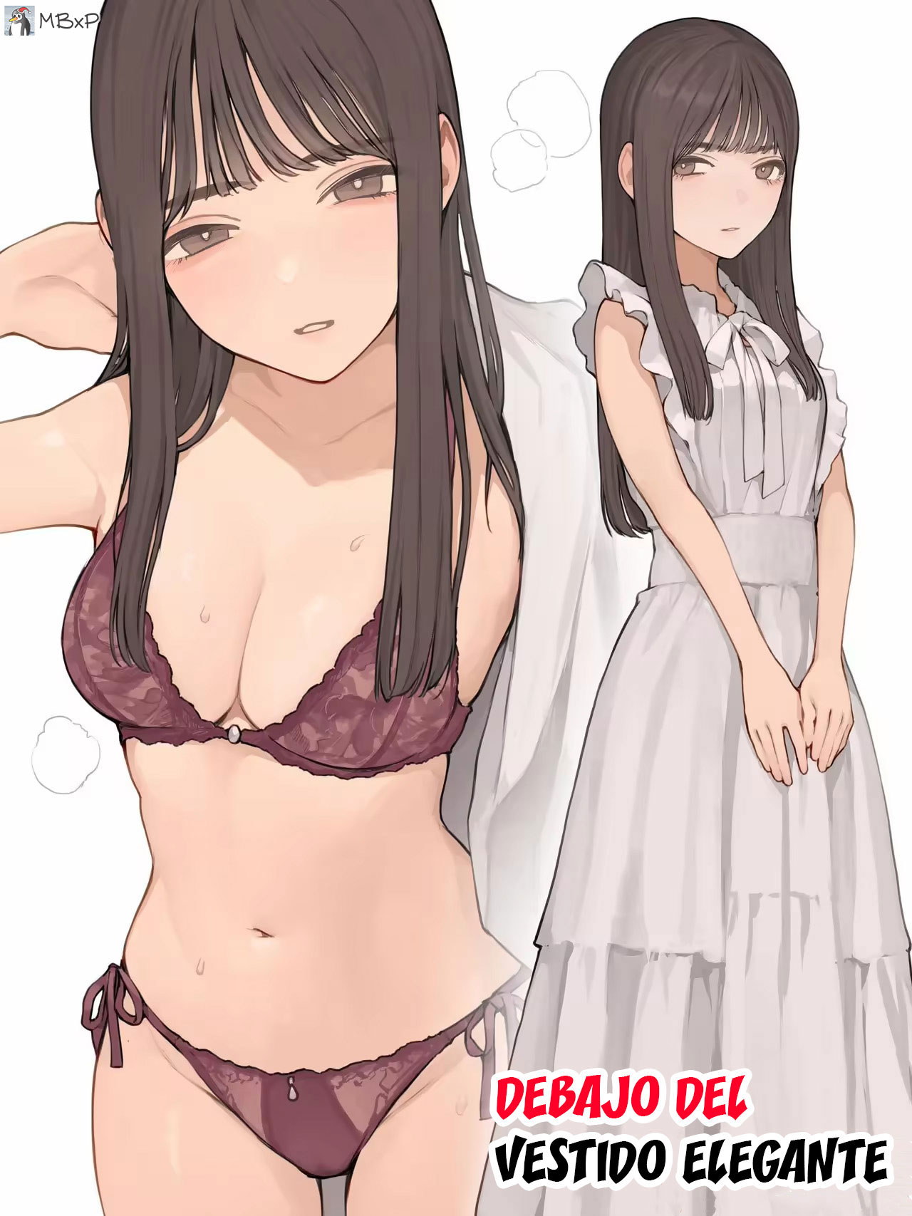 MInagi KOH Seiso wanpīsu no shita niDebajo del Vestido Elegante MebanearonxPendejo - Image 1