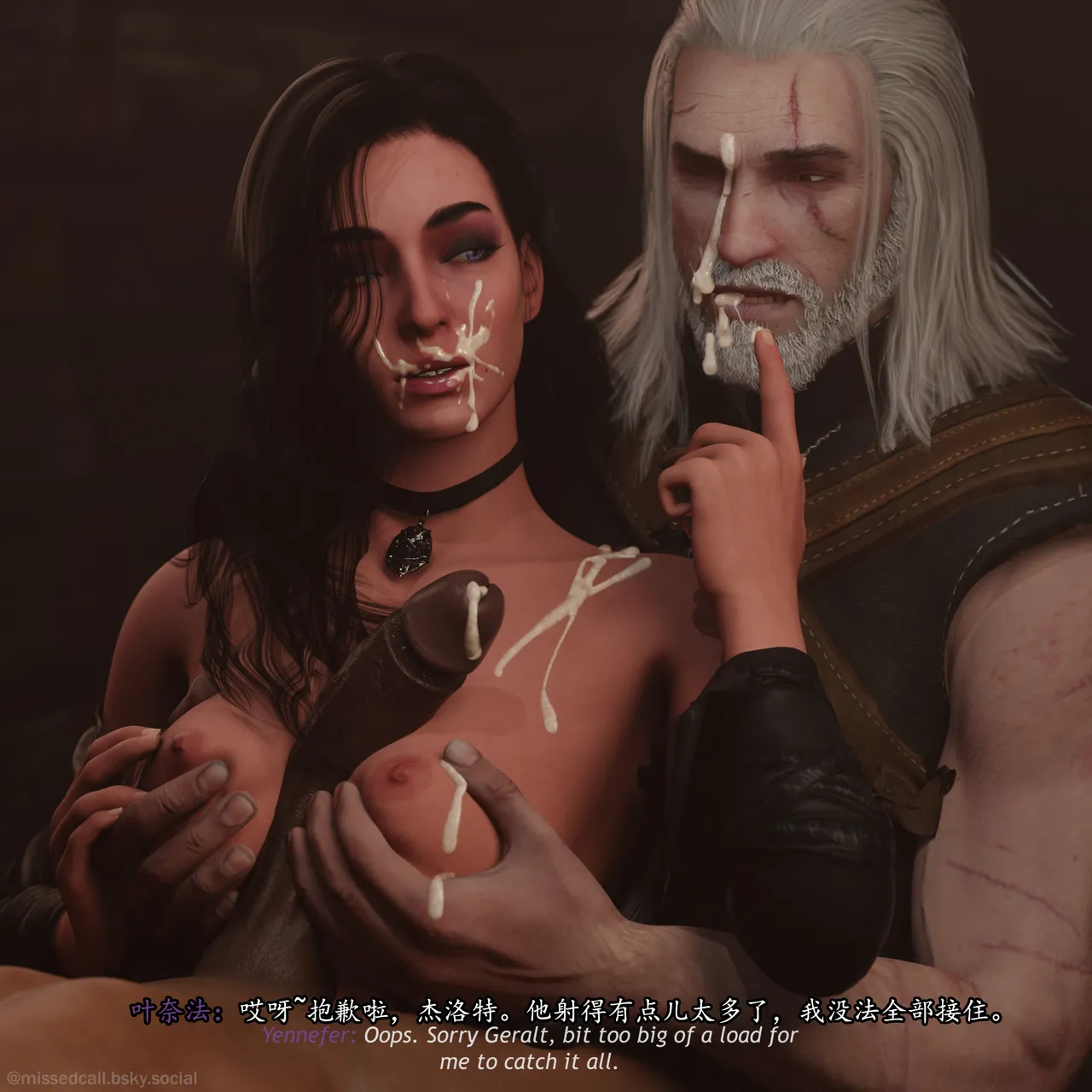 MissedCall Some The_Witcher3 short comics posted on Bluesky--可可爱爱瓜皮个人翻译 - Image 26