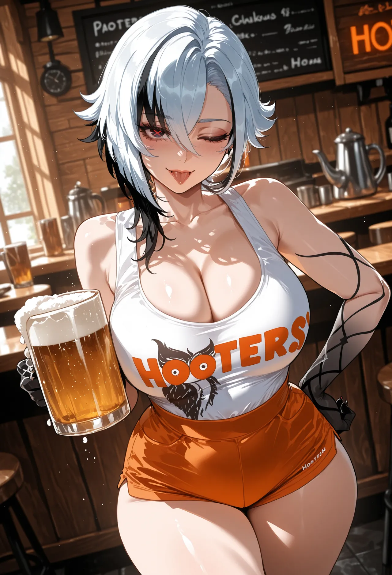 Miyu Arlecchino Dangerous Beast AIGenerated - Image 281