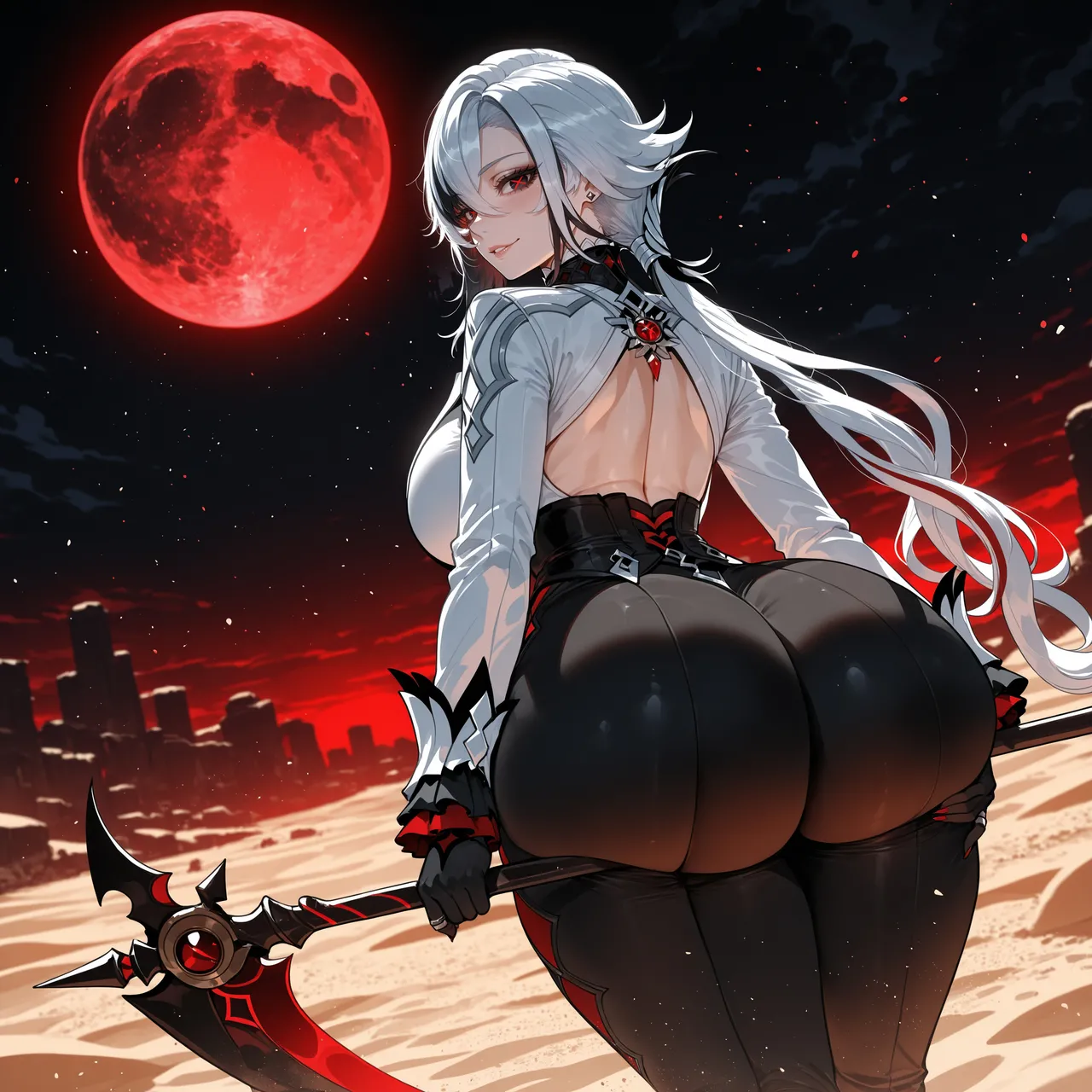 Miyu Arlecchino Dangerous Beast AIGenerated - Image 304