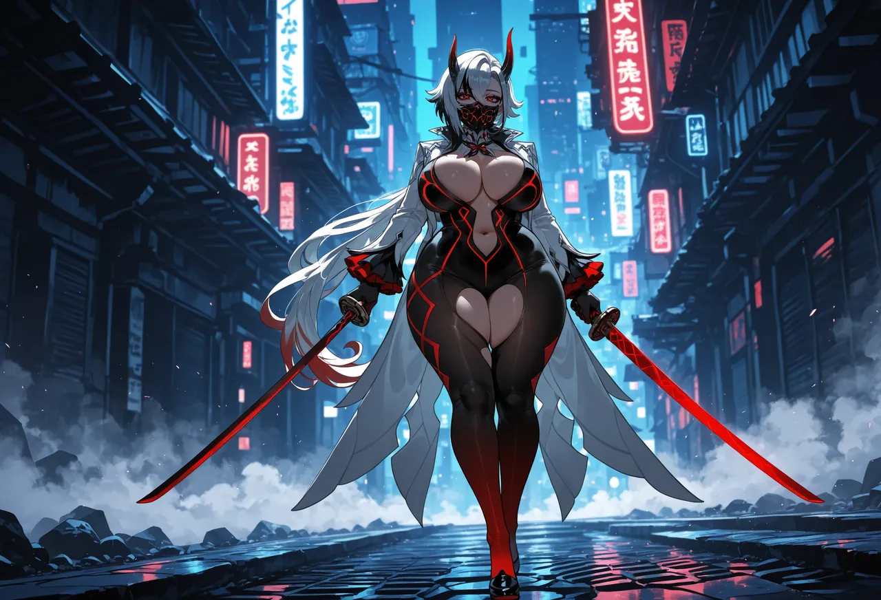 Miyu Arlecchino Dangerous Beast AIGenerated - Image 319