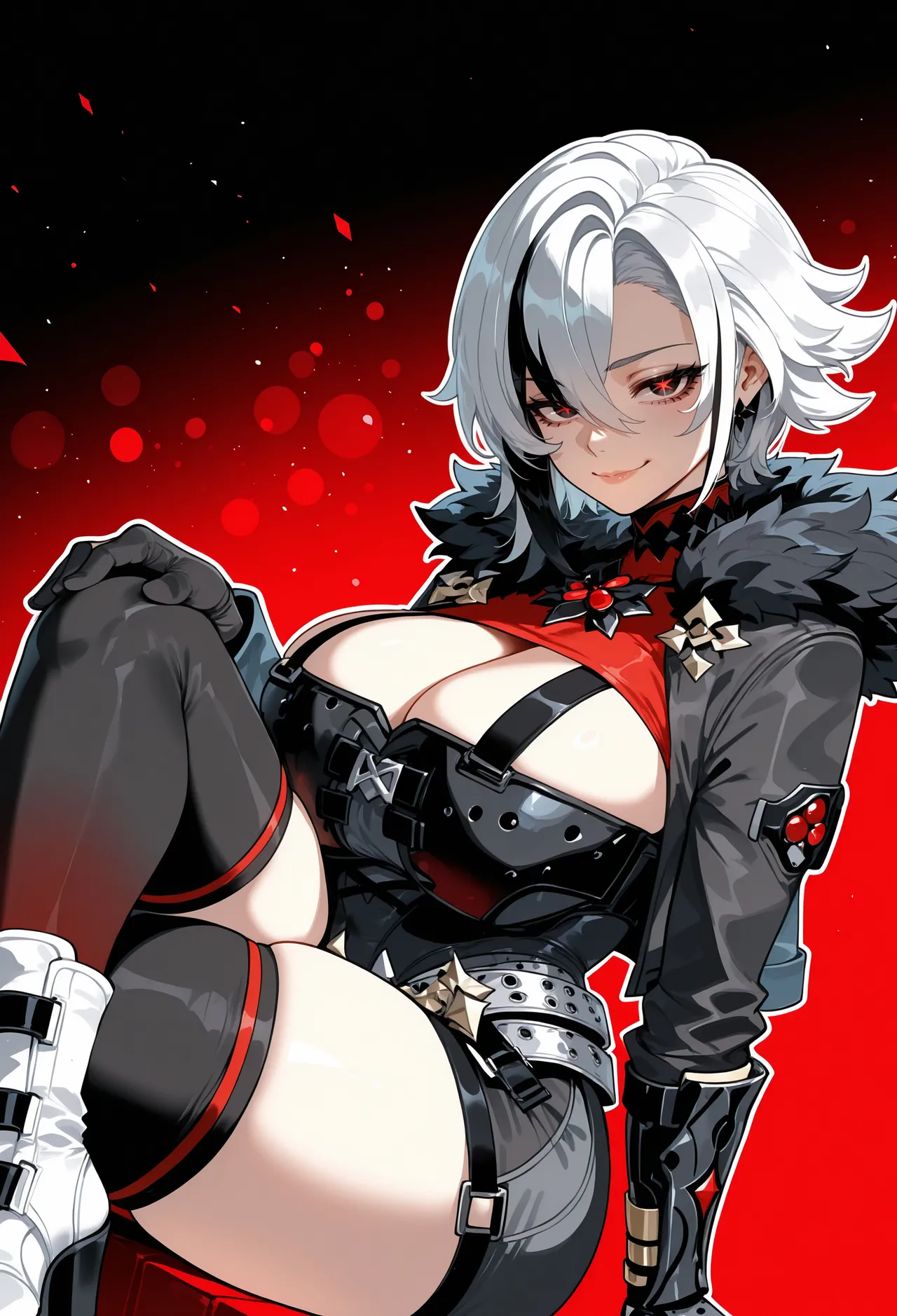 Miyu Arlecchino Dangerous Beast AIGenerated - Image 324