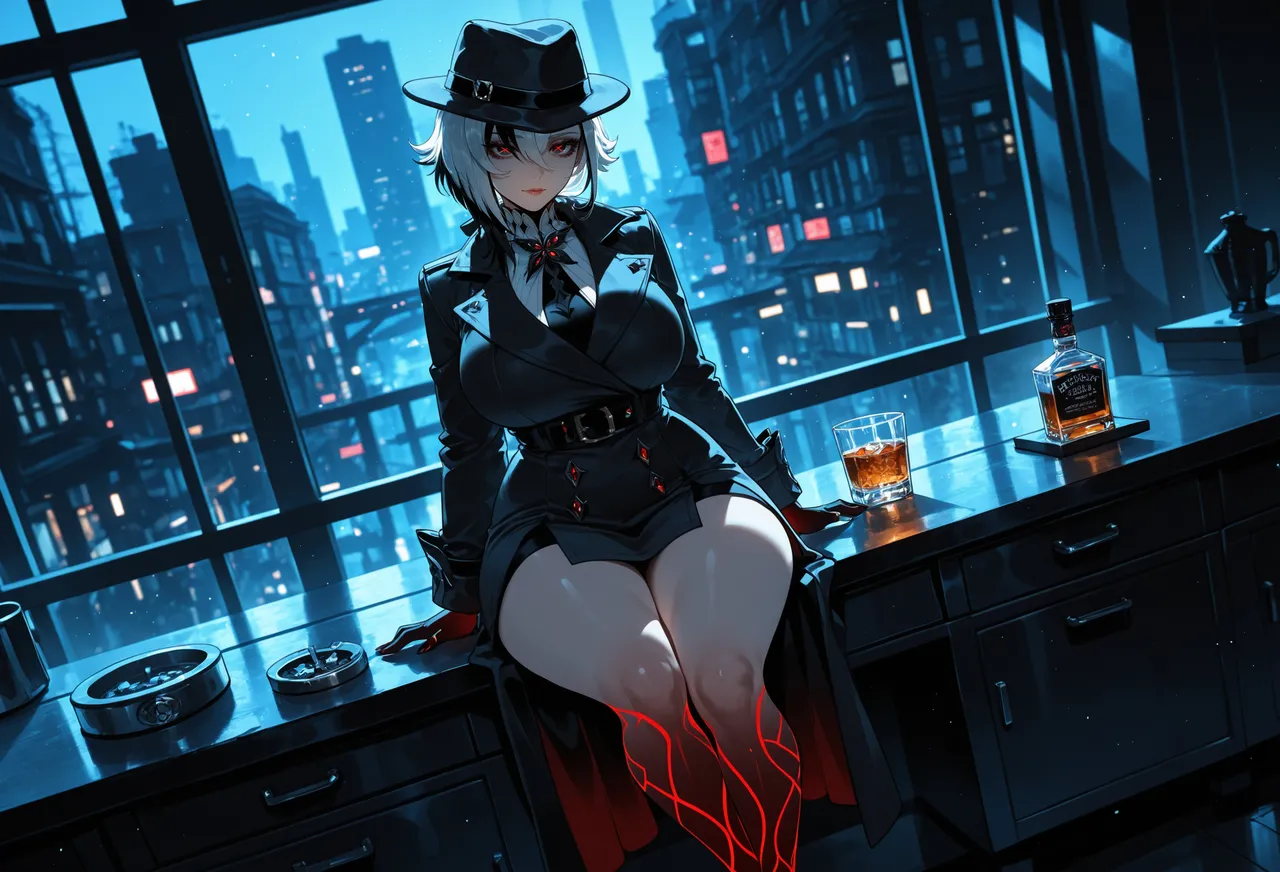 Miyu Arlecchino Dangerous Beast AIGenerated - Image 345