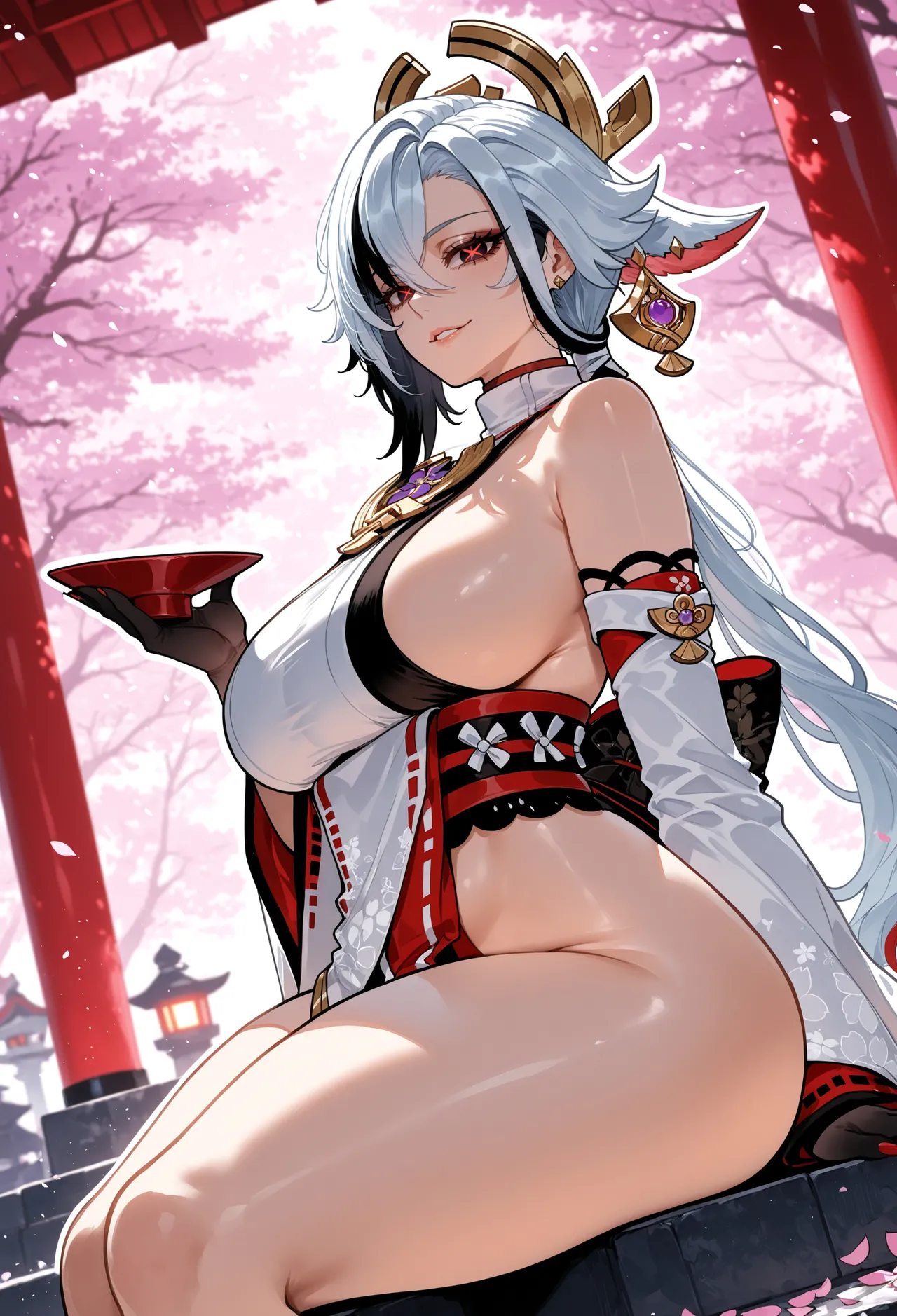 Miyu Arlecchino Dangerous Beast AIGenerated - Image 357