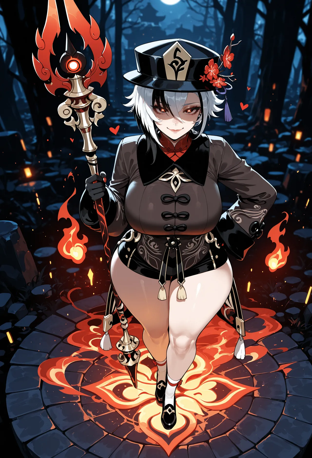 Miyu Arlecchino Dangerous Beast AIGenerated - Image 379