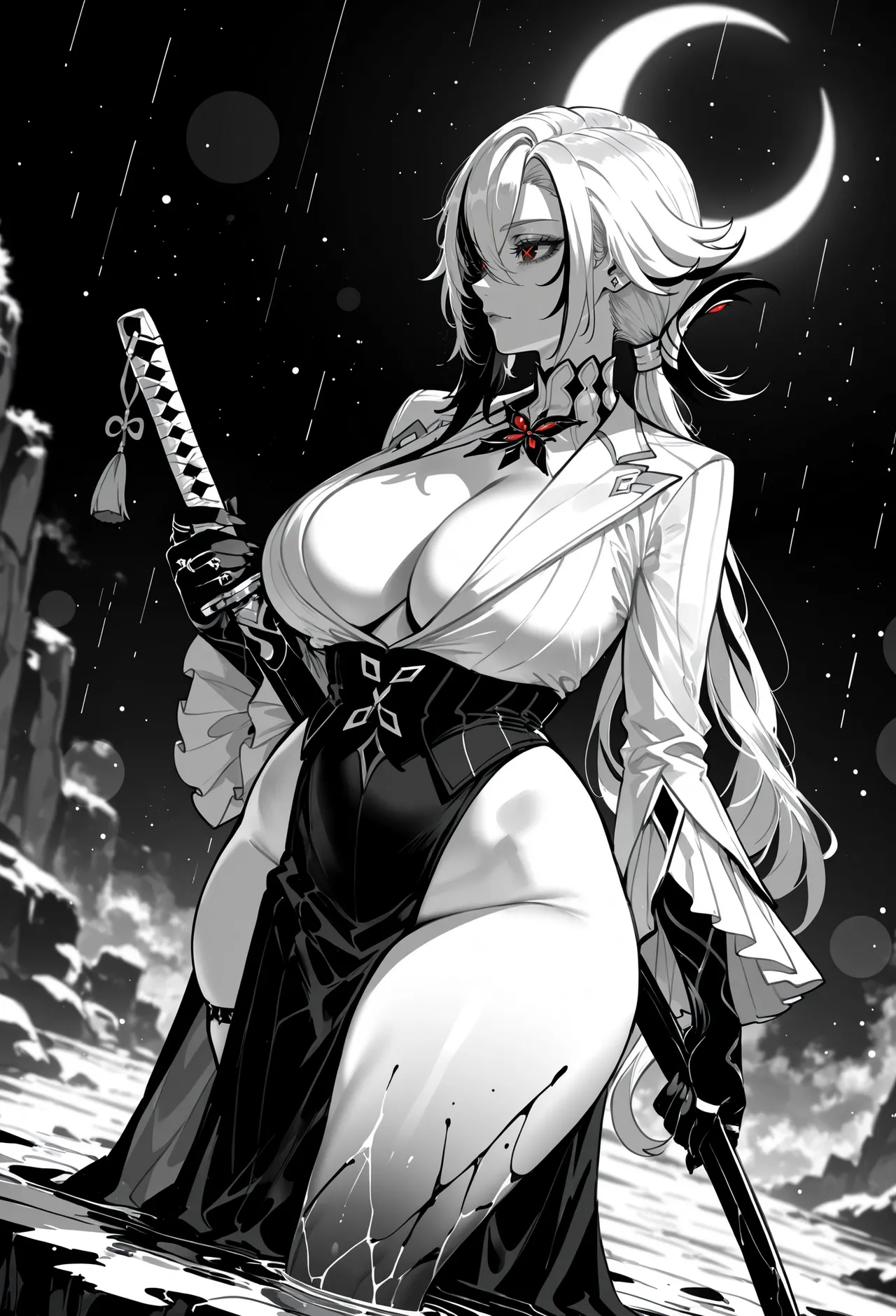 Miyu Arlecchino Dangerous Beast AIGenerated - Image 393