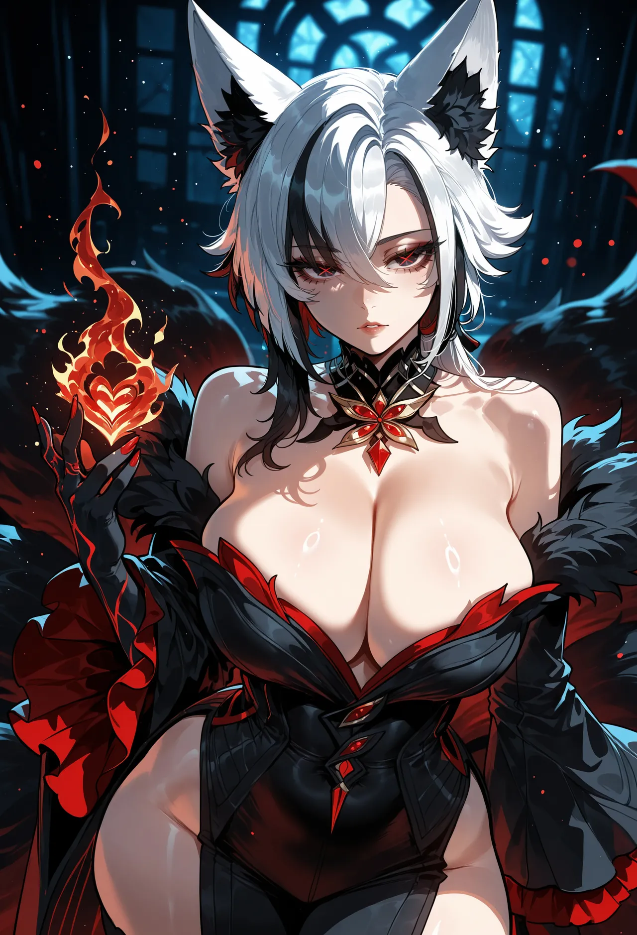 Miyu Arlecchino Dangerous Beast AIGenerated - Image 419