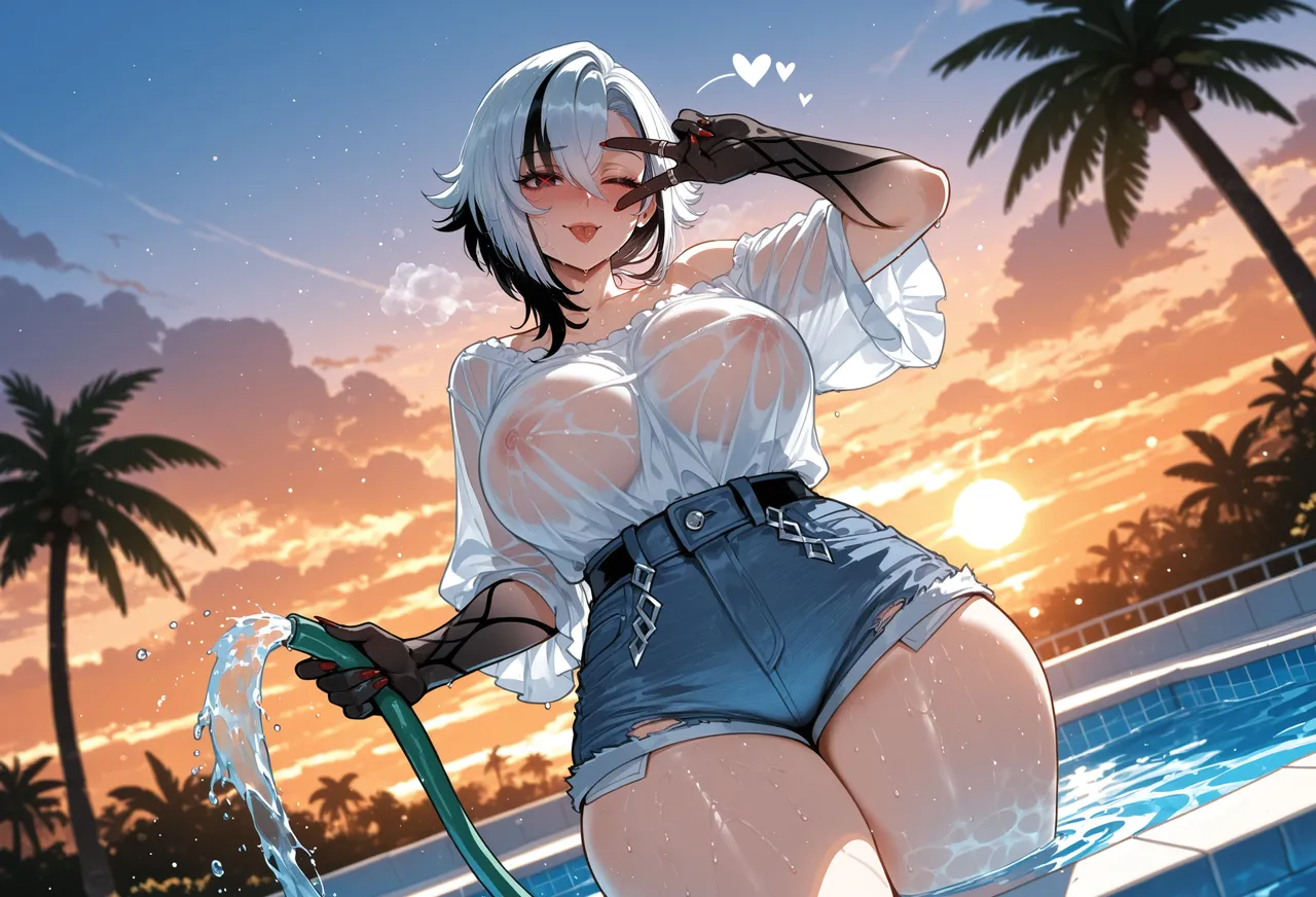 Miyu Arlecchino Dangerous Beast AIGenerated - Image 421