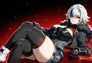 Miyu Arlecchino Dangerous Beast AIGenerated - Page 282