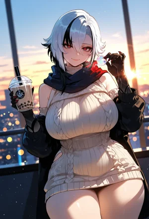 Miyu Arlecchino Dangerous Beast AIGenerated - Page 318