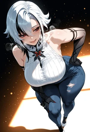 Miyu Arlecchino Dangerous Beast AIGenerated - Page 322