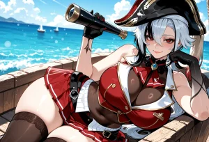 Miyu Arlecchino Dangerous Beast AIGenerated - Page 371