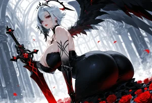 Miyu Arlecchino Dangerous Beast AIGenerated - Page 378