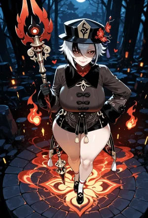 Miyu Arlecchino Dangerous Beast AIGenerated - Page 379