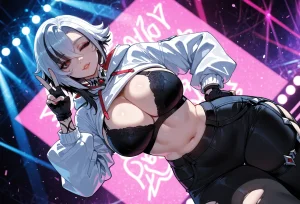 Miyu Arlecchino Dangerous Beast AIGenerated - Page 430