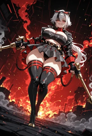 Miyu Arlecchino Dangerous Beast AIGenerated - Page 451