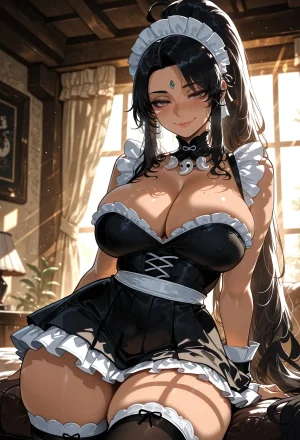 Miyu French Maid Nidalee Luxury Service - Page 10