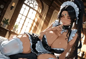 Miyu French Maid Nidalee Luxury Service - Page 284