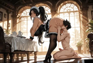 Miyu French Maid Nidalee Luxury Service - Page 36