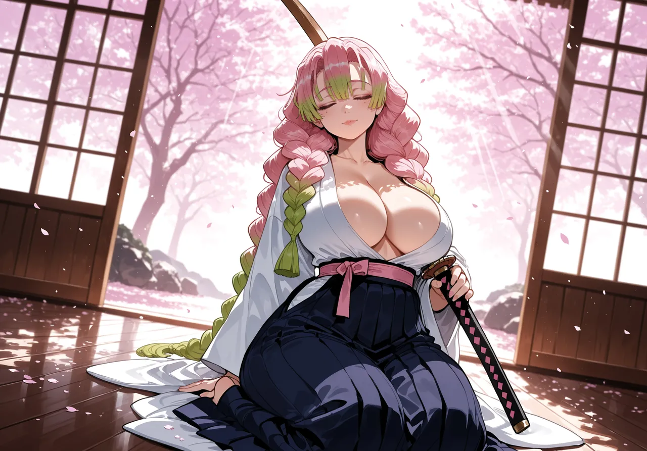 Miyu Mitsuri Kanroji Hashira Training AIGenerated - Image 206