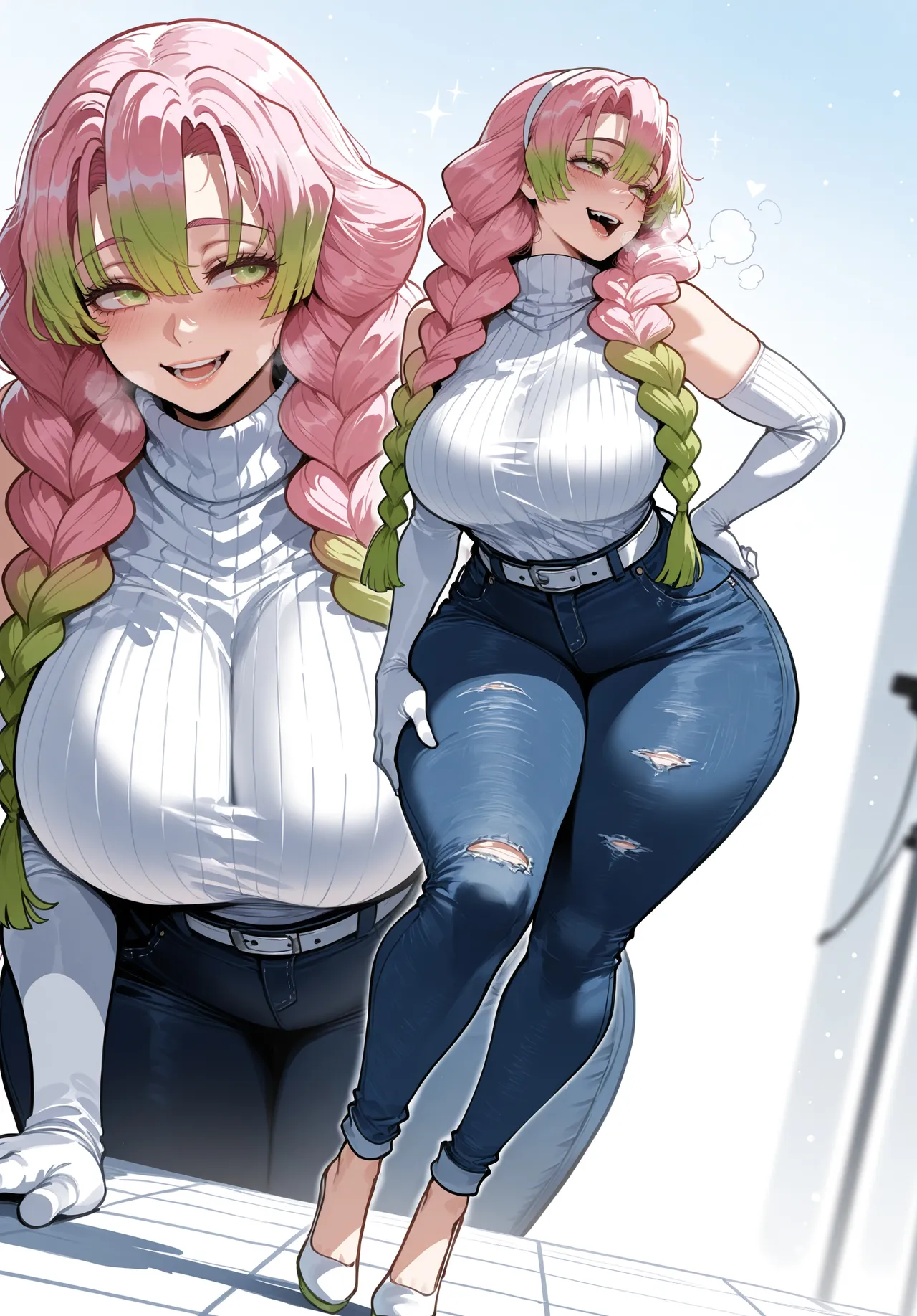 Miyu Mitsuri Kanroji Hashira Training AIGenerated - Image 207