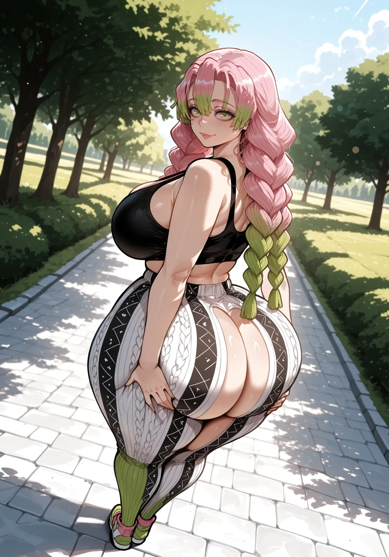 Miyu Mitsuri Kanroji Hashira Training AIGenerated - Image 287