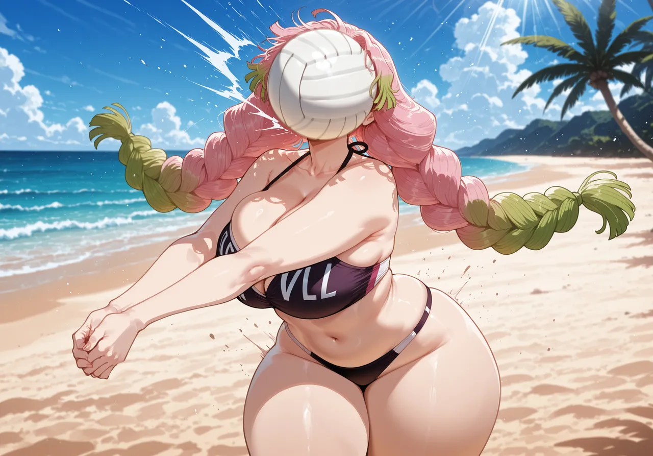 Miyu Mitsuri Kanroji Hashira Training AIGenerated - Image 304