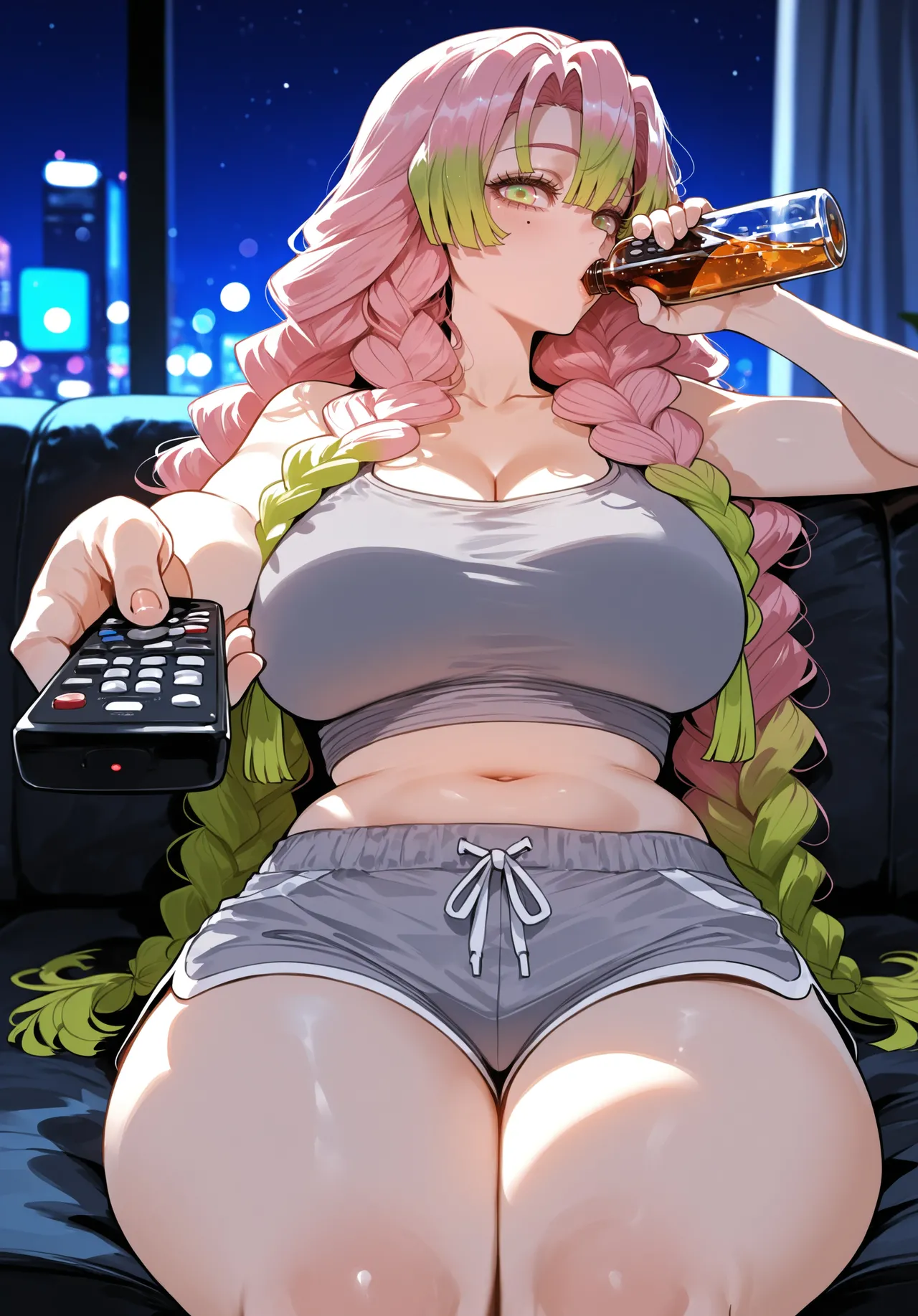 Miyu Mitsuri Kanroji Hashira Training AIGenerated - Image 322