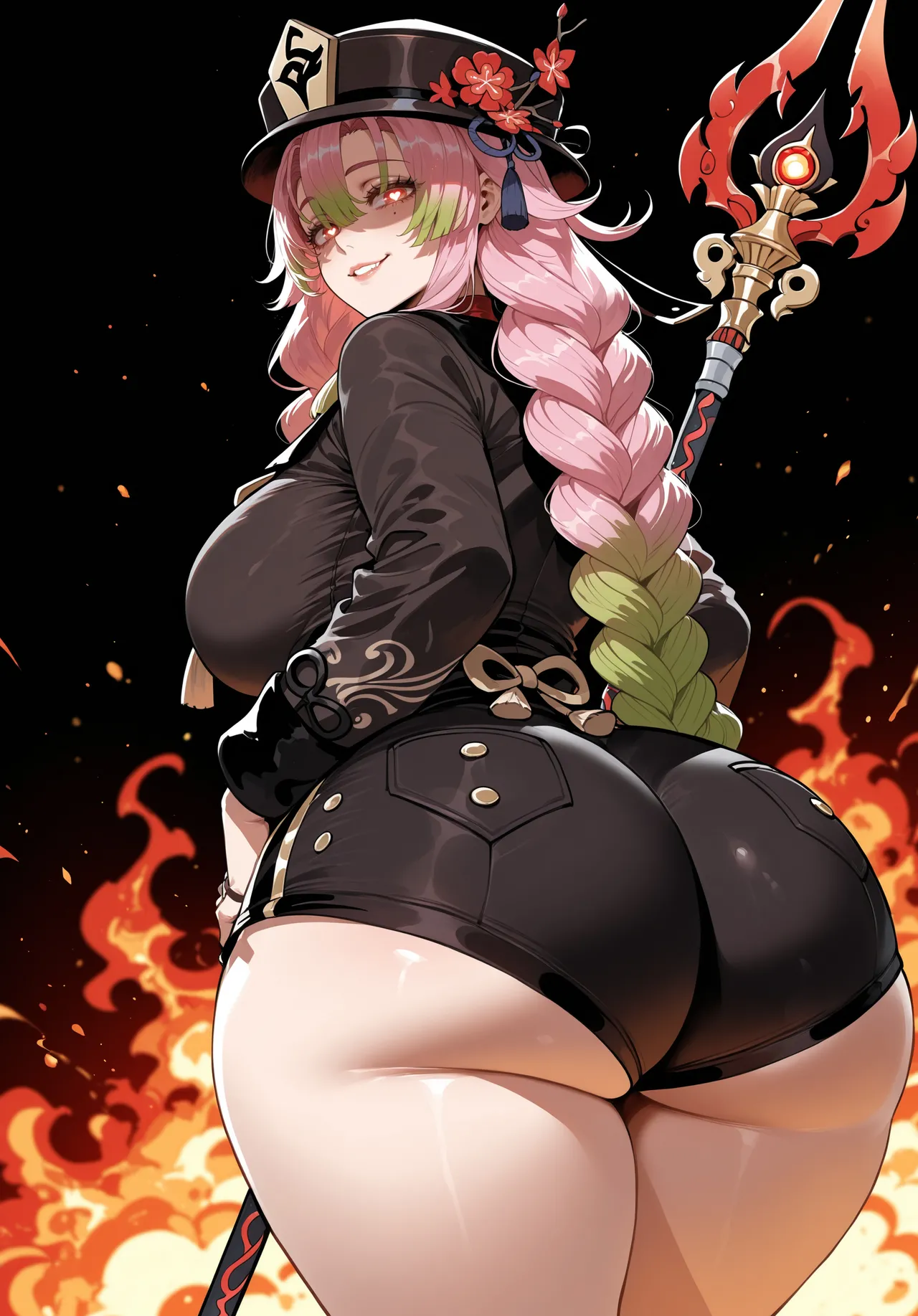 Miyu Mitsuri Kanroji Hashira Training AIGenerated - Image 325