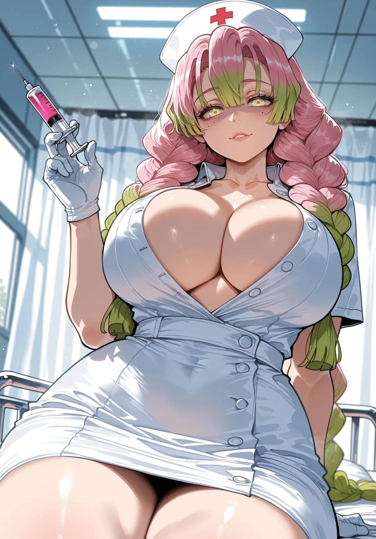 Miyu Mitsuri Kanroji Hashira Training AIGenerated - Image 342