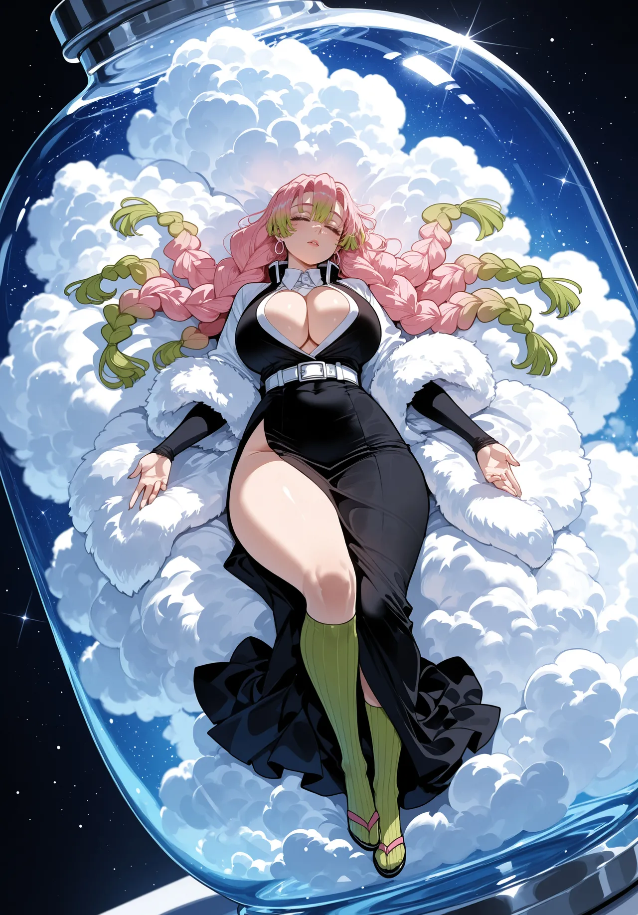 Miyu Mitsuri Kanroji Hashira Training AIGenerated - Image 358