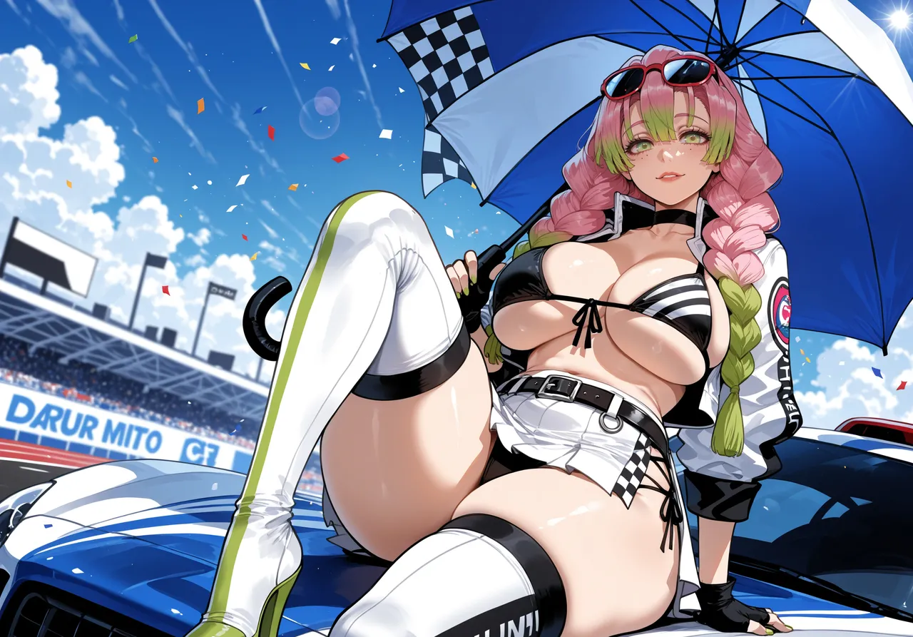 Miyu Mitsuri Kanroji Hashira Training AIGenerated - Image 359