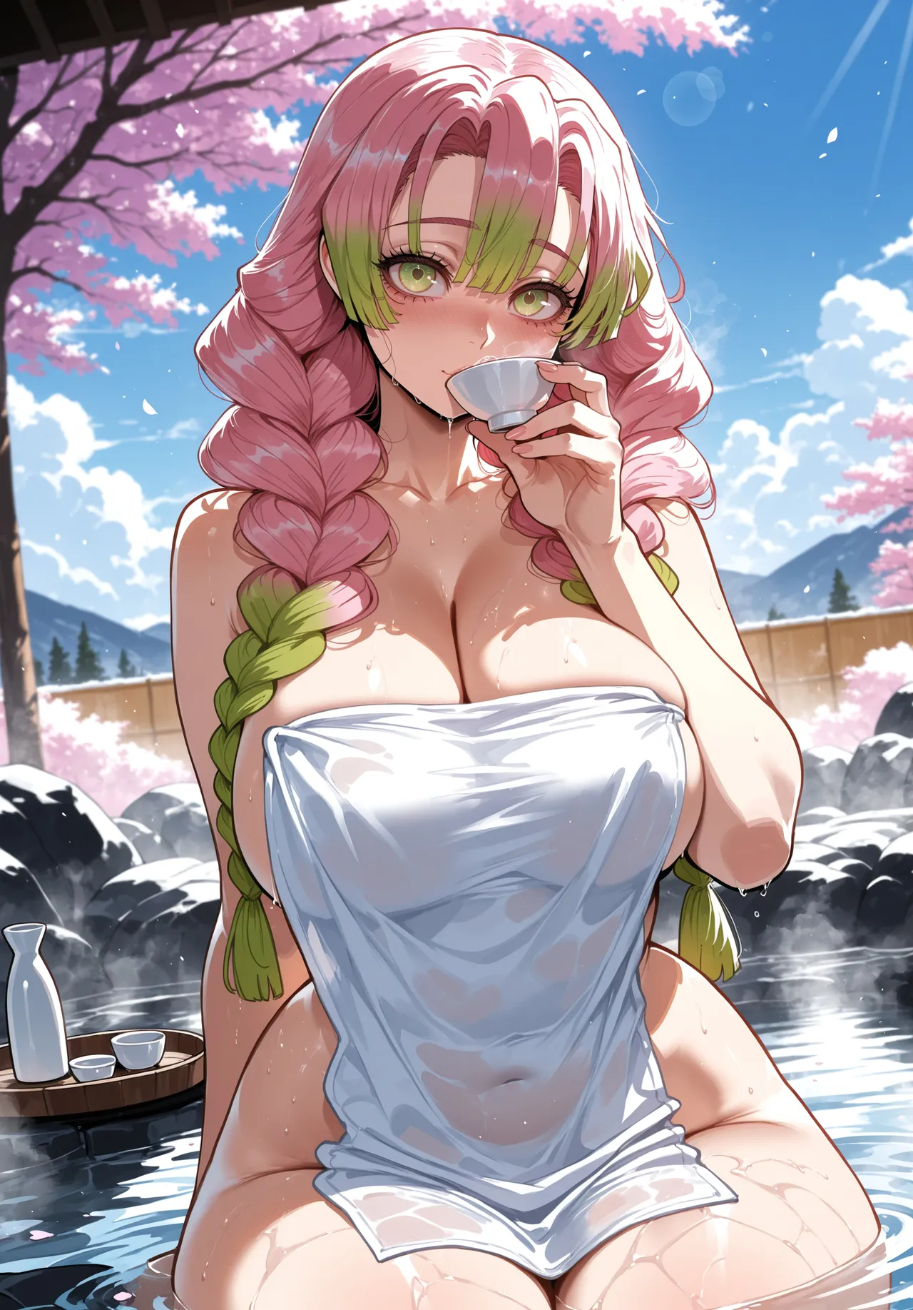 Miyu Mitsuri Kanroji Hashira Training AIGenerated - Image 360