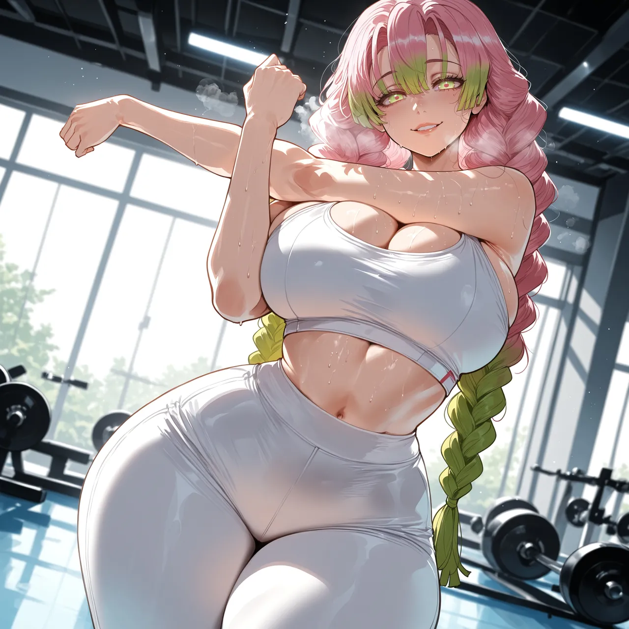 Miyu Mitsuri Kanroji Hashira Training AIGenerated - Image 4