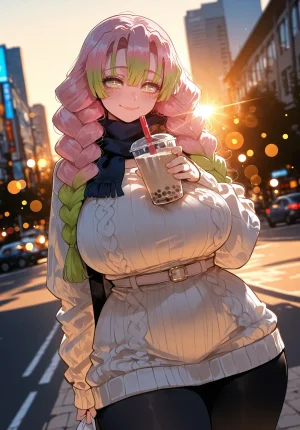 Miyu Mitsuri Kanroji Hashira Training AIGenerated - Page 202