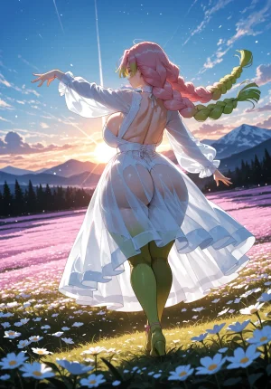 Miyu Mitsuri Kanroji Hashira Training AIGenerated - Page 216