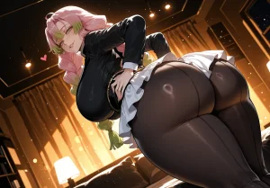 Miyu Mitsuri Kanroji Hashira Training AIGenerated - Page 283