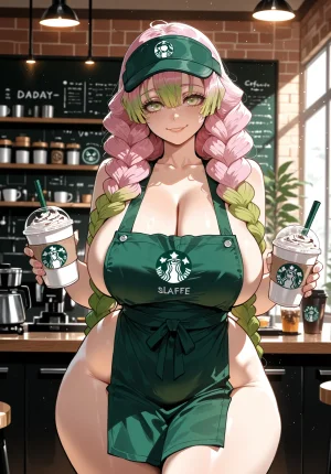 Miyu Mitsuri Kanroji Hashira Training AIGenerated - Page 298